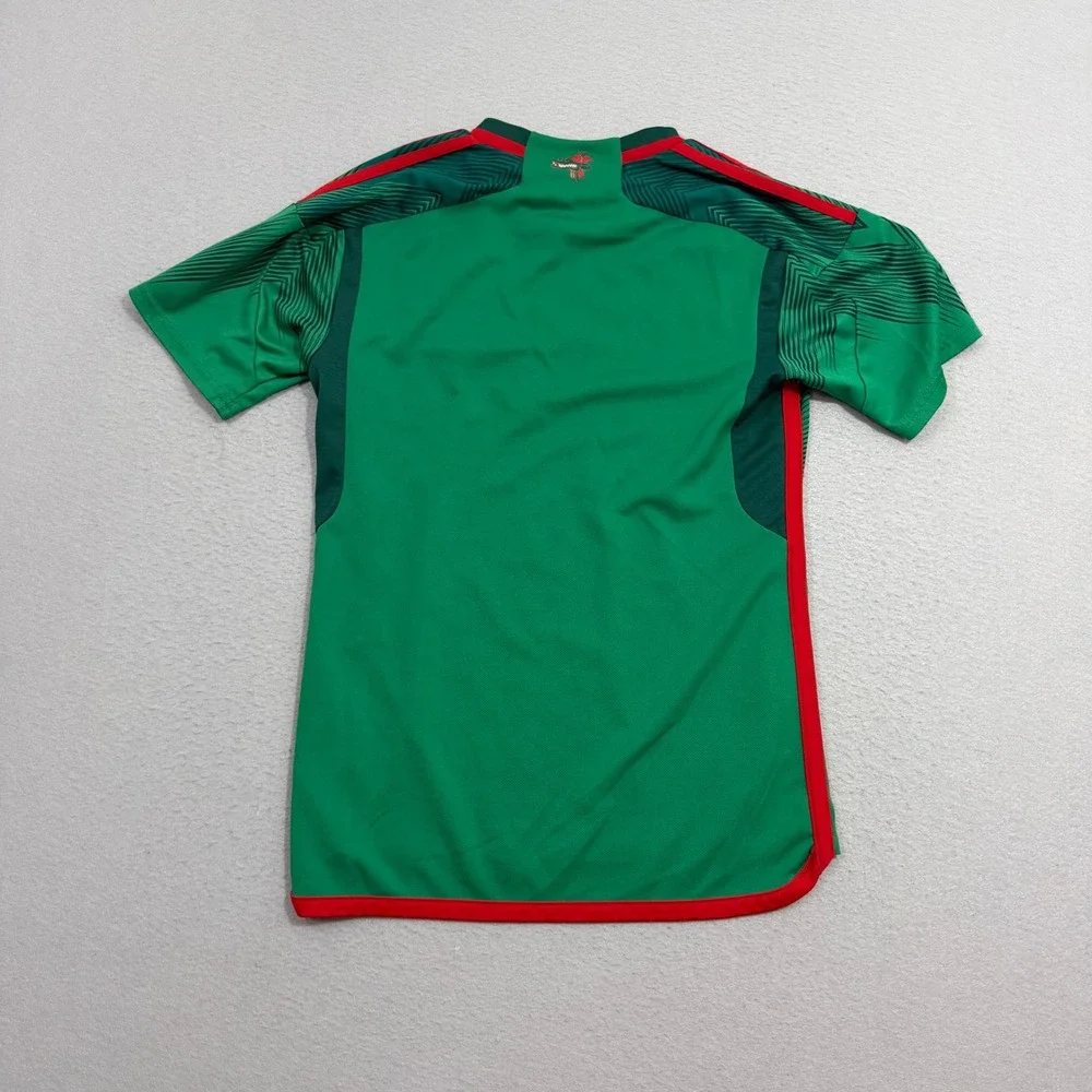 Adidas Soccer Jersey Men S Green Mexico 2022 Home Slim Fit HD6899 Aeroready